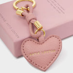 'Key To My Heart' Gift Boxed Keyring | Rose Pink