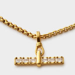 Lustre T-Bar Bracelet | Gold Coated