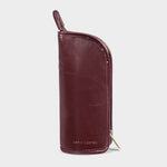 Make Up Brush Set with Vegan Leather Case | Cherry