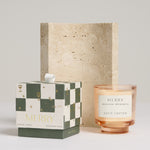 'Merry' Sentiment Candle | Blackberry Noir