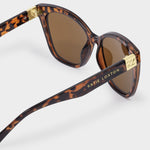 Mykonos Oversized Cat-Eye Sunglasses | Dark Tortoiseshell