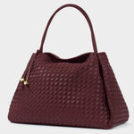 Nova Hand Woven Shoulder Bag | Cherry | Large