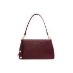 Nova Hand Woven Shoulder Bag | Cherry | Small