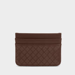 Nova Hand Woven Card Holder | Chocolate