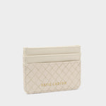 Nova Hand Woven Card Holder | Off White