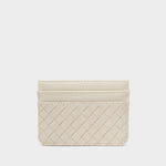 Nova Hand Woven Card Holder | Off White