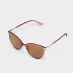 Ravello Round Sunglasses | Cherry Transparent