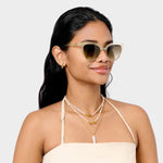 Ravello Sunglasses | Transparent Nude