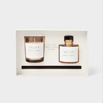 'Relax' Mini Votive & Reed Diffuser Gift Set | Fresh Linen & White Lily