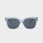 Roma Sunglasses | Transparent Blue