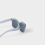 Roma Sunglasses | Transparent Blue