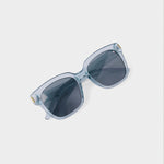 Roma Sunglasses | Transparent Blue