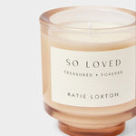 'So Loved' Sentiment Candle | Peach Rose & Sweet Mandarin