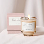 'So Loved' Sentiment Candle | Peach Rose & Sweet Mandarin