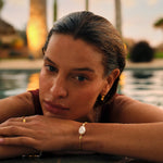 Sol Waterproof Freshwater Pearl Bracelet | Gold Coated