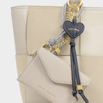 Suedette Purse with Cord | Oyster