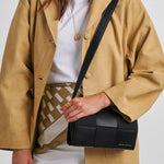 Taya Suedette Crossbody Bag | Black