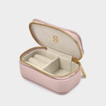 Vegan Leather Jewellery Box | Light Pink | Mini