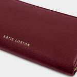 Vegan Leather Purse | Cherry | Large