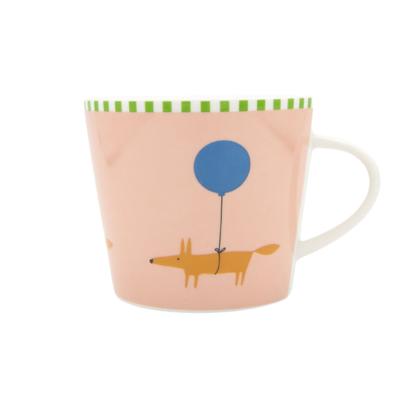 Scion Living Mr Fox Mug | Pink | 350ml