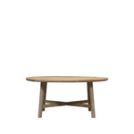 Kingham Oak Round Coffee Table | Natural