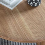 Kingham Oak Round Coffee Table | Natural