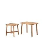 Kingham Oak Nesting Side Tables | Natural | Set of 2