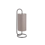 Klip Floating Cylinder Table Lamp | Grey/Matt Black