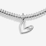 Laboratory Grown Diamond A Little 'Happy 21st Birthday' Bracelet | Silver Plated