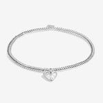 Laboratory Grown Diamond A Little 'Happy Birthday' Bracelet | Silver Plated