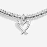 Laboratory Grown Diamond A Little 'Lovely Sister' Bracelet | Silver Plated