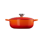 Cast Iron Sauteuse Pan | Volcanic | 24cm