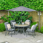 Monza Outdoor Round Dining Table | 110cm