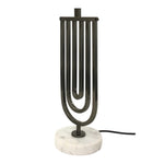 Table Lamp Base | Enigma | Metallic Black Nickel
