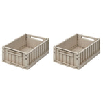 Medium Weston Storage Box Set | Sandy | 2 Pack