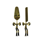 Bow Cake Knife Set | Gold Plated | 3 Piece