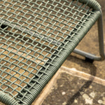 Outdoor Sassano Lounge Chair with Footstool | Green