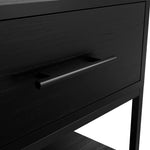 Boston Bedside Cabinet | Matte Black