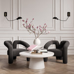 Freyja Boucle Chair | Black