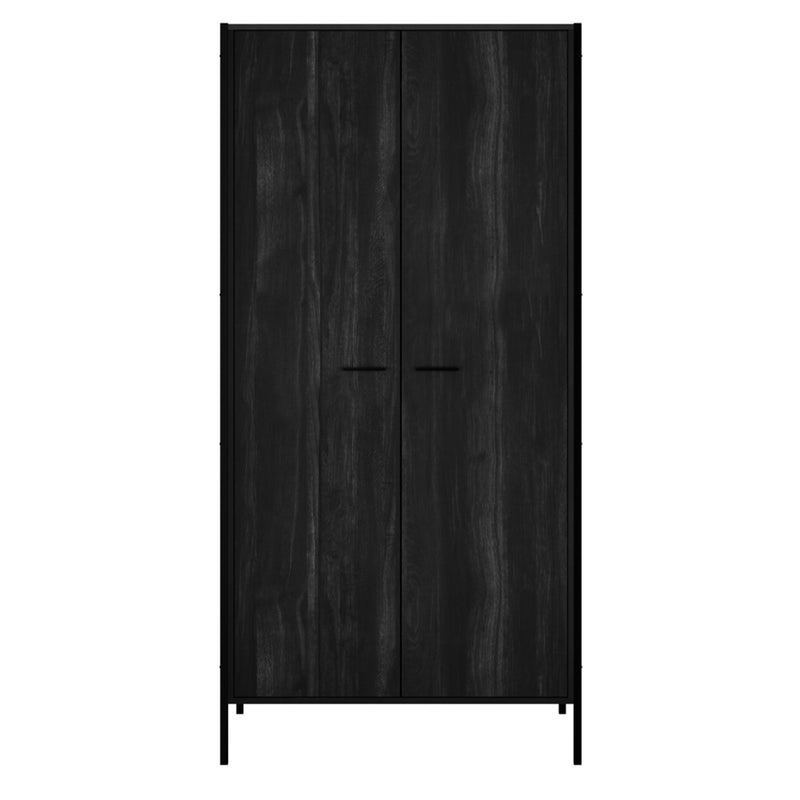 Hoxton 2 Door Wardrobe | Black