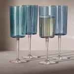 Gems Sapphire Champagne Flutes | Set of 4 | 210ml