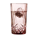 Sorrento Highball Glasses | Pink | 38cl | Set of 4