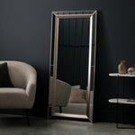 Madrid Bevelled Leaner Mirror | Silver | Large