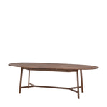 Madrid Mid-Century Scandi Extending Dining Table | Walnut