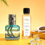 Glaçon Fragrance Lamp Set | Turquoise Blue Ombre | Ocean Breeze