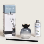 Wood Bouquet Reed Diffuser | Frosted Black | Cozy Musk