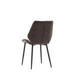 Manford Mid-Century Modern Dining Chairs | Brown | Set of 2