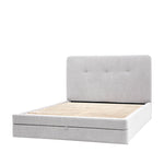 Marlowe Fabric 2 Drawer Bed Frame | Taupe