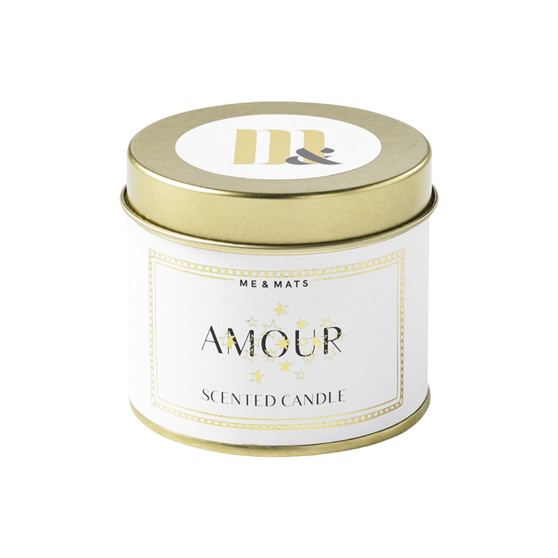 'Amour' Tin Candle | Grapefruit, Watermelon & Patchouli