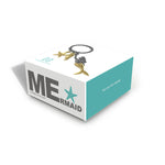 Mermaid & Friends Keyring | Gold